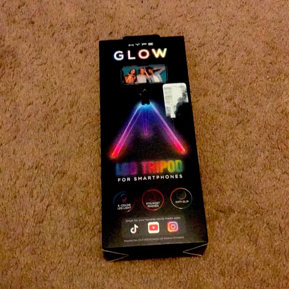 NEW NEVER USED LED TRIPOD